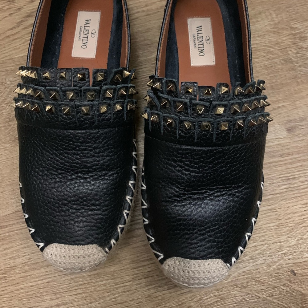 Valentino Fringe Espadrille